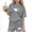 Gray, variant on CYRBOKO Girls Outfit Sets, Casual Bretchable Elastic Waist Short Sleeve Kids' Activewear Sets Beige Size 9-10 T