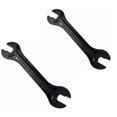 thumbnail image 1 of Bike Cycle Head Open End Axle Hub Cone Wrench Spanner Bicycle Repair Tool 2pc, 1 of 5