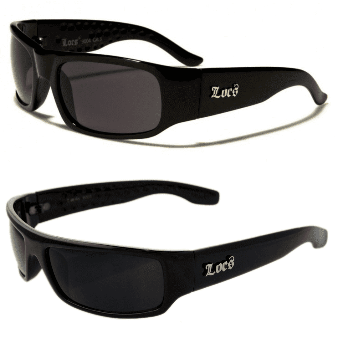 MENS LOCS OG GANGSTER LOWRIDER CHOLO DARK BLACK SHADES