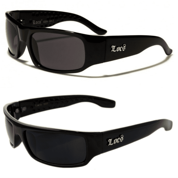 NWT 2 Pack CLASSIC LOCS  1-Black 9004 & 1 Black 9003 Sunglasses | Mens Smaller Size FREE SHIPPING