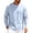 Light Blue, variant on Yongwang Mens Long Sleeve Shirt Crew Neck Top Athletic Breathable Casual Basic Top for Sports Gym