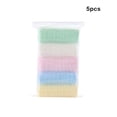 thumbnail image 3 of 5 Pieces Baby Bibs Tower Infant Water Absorption Feeding Cloth Newborn Small Handkerchief Washcloth Nursing Color Random Mixed Color, 3 of 10