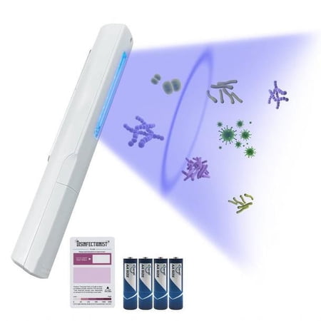 The Chargii Disinfectionist UV Light Sanitizer – Portable Ultraviolet Sterilizer for Home, Office, and Travel. Batteries Included.