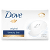 Dove White Beauty Bar Soap, White 4 oz, 2 ea (Pack of 3)