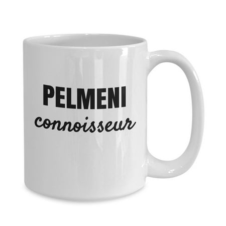 

Pelmeni Connoisseur Foodie coffee mug