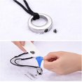 thumbnail image 4 of Circle of Life Eternity Memorial Pendant Ash Holder for Women Men Cremation Jewelry Urn Necklace for Ashes - Always in My Heart, 4 of 7