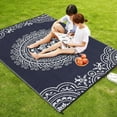 thumbnail image 3 of Outdoor Rug Waterproof,Reversible Outdoor Plastic Straw Rug for Patios,Outdoor Area Rug Carpet Floor Mat for Camping Backyard Deck Porch, 3 of 5