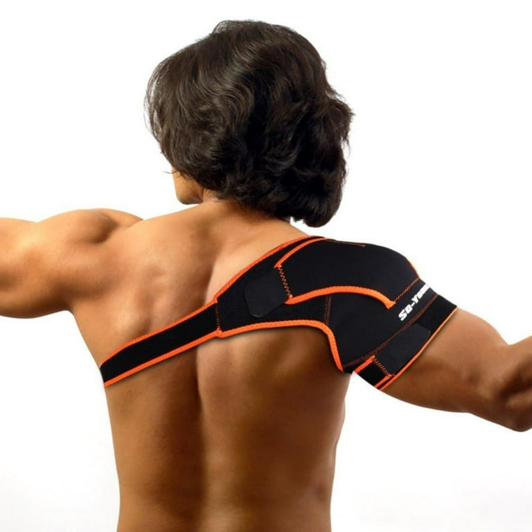 Shoulder Bandage,Adjustable Shoulder Support Brace Strap Joint Sport Gym  Compression Bandage Wrap 