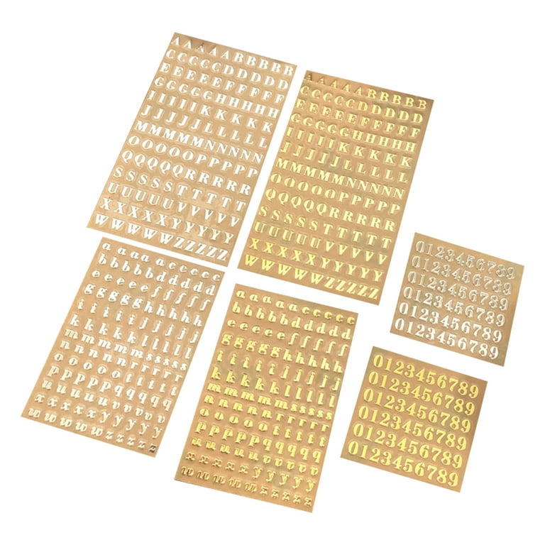 Number Stickers - Metallic Gold – Kaisercraft