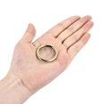thumbnail image 4 of 25mm ID 3.8mm Thickness Metal O Ring Iron Bronze Tone 10 Pack, 4 of 4