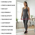 thumbnail image 5 of Resistance Bands, Natural Latex Exercise Bands for Strength Training, Stretching & Full-Body Workouts, Durable Non-Slip Fitness Loops, Medium Resistance Pink, 5 of 8