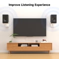 thumbnail image 4 of Soporte de pared para altavoz suptek SPM201W para 25 kg, color blanco, 4 of 8