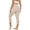 Natural, variant on Plus Size Women High-Waisted Tummy Control Shapewear Anti-Cellulite Capri