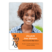 School Color Graduation Announcement