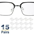 thumbnail image 3 of Uxcell 15 Pairs Eyeglass Nose Pad 5mm Screw-in Glass Nose Grip White, 3 of 7
