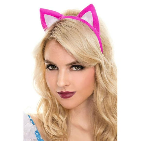 Cat Ears with Headband - Hot Pink