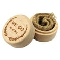 thumbnail image 2 of Rustic Wedding Wood Ring Holder Wedding Ring Rustic ring Bearer Box Engagement Engraving Wooden Rings Box, 2 of 9
