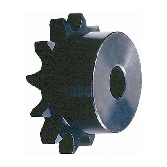 Tsubaki Sprocket, Plain, 35 Chain Size, 1/2 Bore Dia., 20 # of Teeth 35B20