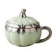 thumbnail image 2 of Taza de Cerámica con Forma de Calabaza, Tapa y Cuchara | Taza de Café Electrochapada de 300 Ml | Regalo Ideal para Halloween | Taza de Desayuno Estilo Europeo En Plata, Verde, Dorado y Verde Menta, 2 of 6