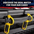 thumbnail image 6 of Cedar Mill Fine Firearms TSA Approved Gun Case Locks (2-Pack, Yellow), MonoShaft-Tech™-Hardened Steel Shackle for Maximum Security Travel, 6 of 7
