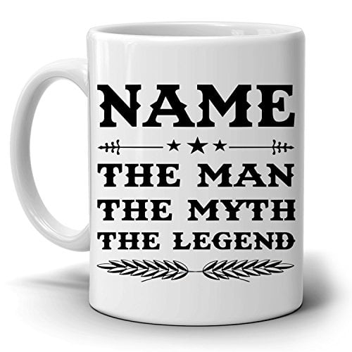 Personalized Papa The Man The Myth The Legend Coffee Mug Gift For Dad And Grandpa Perfect Present For Birthday Christmas And Fathers Day Walmart Com Walmart Com