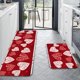 thumbnail image 2 of Puntoco Valentine'S Day themed Carpet Non Slip Door Mat Absorbent Bathroom Porch Mat, 2 of 9