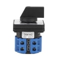 thumbnail image 1 of 220V 20A 3 Position Rotary Select Power Switch Changeover Switch (Blue), 1 of 6