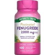 Fenugreek Seed Capsules | 2000mg | 100 Count | For Men and Women | by Nature's Truth