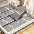 thumbnail image 6 of Hovilon Non-Woven Fabric Storage Bag, Large Capacity Clothes Organizer with Zipper Closure & Carry Handles, Under-Bed Closet Storage Tote for Blankets Bedding Seasonal Clothing, Gray, 6 of 7