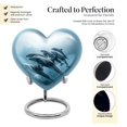 thumbnail image 3 of Dolphin Aquatic Grace Ballet Urns For Human Ashes - Cremation Urns For Ashes For Men - Adult Urns For Human Ashes Men - Cremation Urns For Adult Ashes Women - Heart Urns (Size -3inch, 4pcs), 3 of 5
