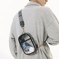 thumbnail image 2 of Elainilye Clear Crossbody Bag, Shoulder Bags with Front Pocket for Concerts, Sports, Festivals,&nbsp;Clear Bag with Adjustable Shoulder Strap Messenger Bag, Black, 2 of 8