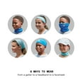 MISSION Cooling Neck Gaiter Face Mask, UPF 50, Cools When Wet