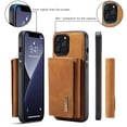 thumbnail image 6 of ELEHOLD 2-in-1 Detachable Wallet Case for iPhone 8 Plus/7 Plus Premium Leather Case Soft TPU Bumper Magnetic Removable Card Holders Kickstand Function Shockproof Case,brown, 6 of 8