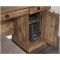 thumbnail image 4 of Pemberly Row Home Office L Shaped Corner Desk with Computer Tower Storage and Letter, Legal File Drawer, Vintage Oak, 4 of 5