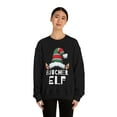 thumbnail image 3 of Butcher Elf Christmas Unisex Sweatshirt, S-2XL Holidays Xmas Elves, 3 of 9