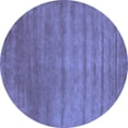 thumbnail image 1 of Ahgly Company Machine Washable Indoor Round Abstract Blue Contemporary Area Rugs, 5' Round, 1 of 4
