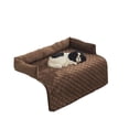 thumbnail image 1 of Felpa con cojín para perro, cojín suave, cojín para sofá para mascotas, productos para mascotas, café, 90cm*90cm, 1 of 6