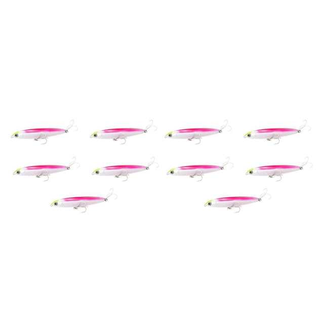 Paquete de 5 cebos de pesca Sonducket agua salada agua dulce Rosa verde 2Conjunto
