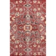 thumbnail image 1 of Momeni OPHELOPH-1RED5080 5 x 8 ft. Ophelia -1 Hand Knotted Rectangle Area Rug - Red, 1 of 1