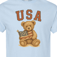 thumbnail image 4 of Inktastic Patriotic USA Teddy Bear with American Flag T-Shirt, 4 of 5