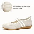 thumbnail image 3 of CHICVOMEY Women's Ballet Flats Slip-On Mary Jane Shoes with Breathable Comfortable Inner Non-Slip Sole Casual Walking Shoes for Women, 3 of 8