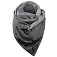 thumbnail image 1 of Écharpes Femmes Vintage Imprimé Boho Écharpe Châles Wraps Hiver Chaud Écharpes Courtes, 1 of 4