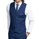 thumbnail image 1 of Chaleco de traje para hombre Chaleco informal de negocios ajustado con cuello en V fino, 1 of 4