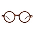 thumbnail image 2 of Gafas Blue Light Gleyemor Retro Round Vintage Brown, 2 of 7