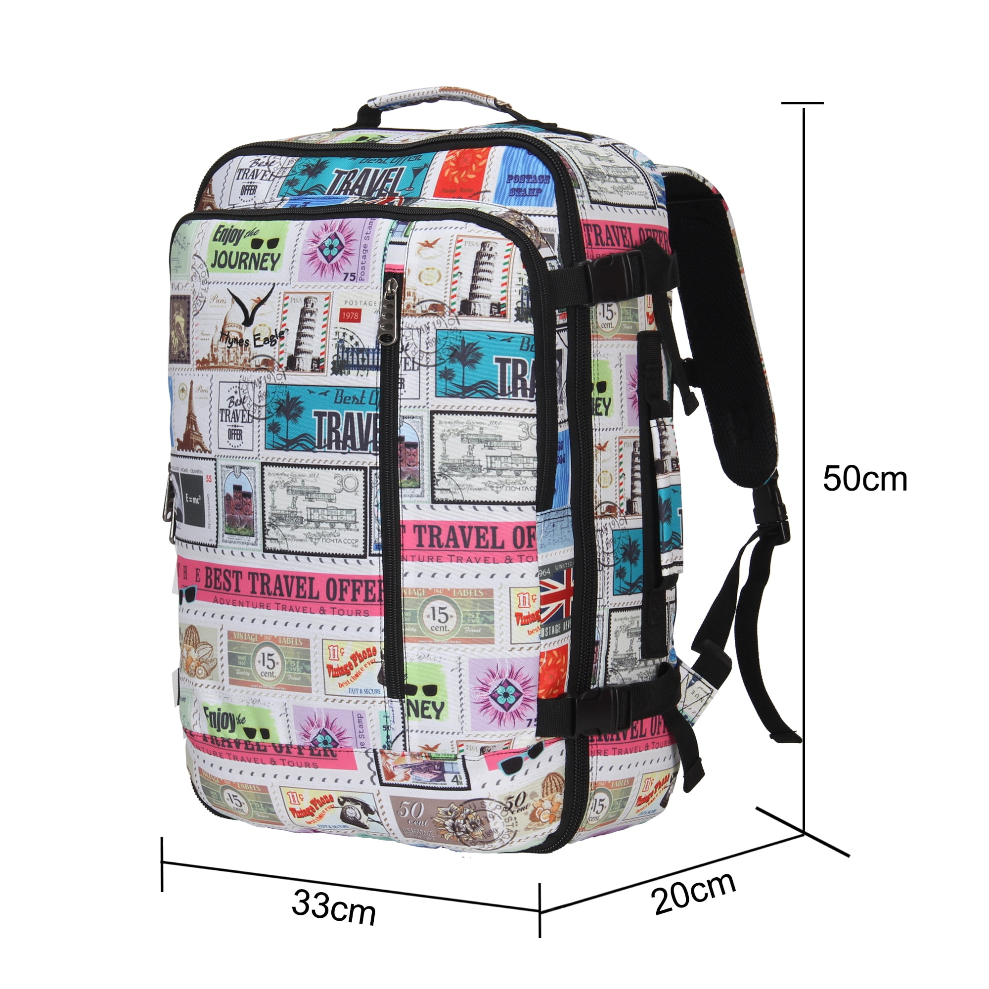 Hynes Eagle Unisex 38L Flight Approved Carry on Travel Backpack