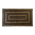 thumbnail image 1 of VHC Brands Farmhouse Jute 27 x 48" Country Rectangular Rug, Black & Tan, 1 of 4
