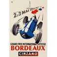 thumbnail image 2 of Roy 11x14 Gold Ornate Wood Framed with Double Matting Museum Art Print Titled - Grand Prix/Bordeaux, 2 of 4