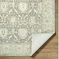 thumbnail image 2 of Hauteloom Airlia Living Room, Bedroom Area Rug - Traditional - Medium Gray, Cream, Sage - 5' x 7'5", 2 of 5