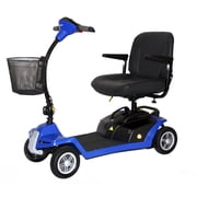 Shoprider - Escape - Portable Travel Scooter - 4-Wheel - Blue