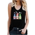 thumbnail image 2 of Women's Pullover Sleeveless Printing Solid Color Vest Tops, 2 of 4